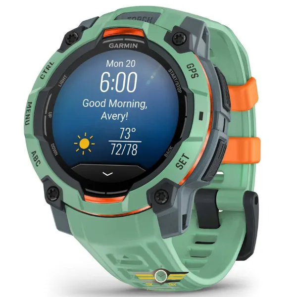 ساعت گارمین Instinct 3 – 45 mm AMOLED Neo Tropic