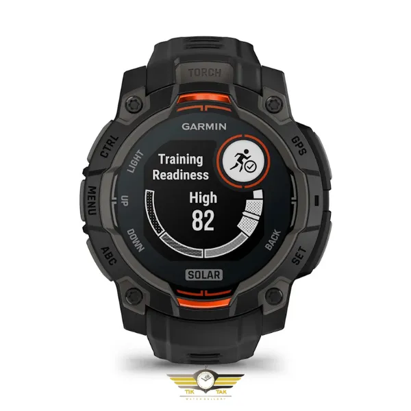 ساعت گارمین Instinct 3 – 45 mm Solar Black