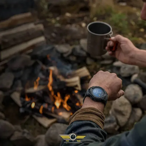 ساعت گارمین Instinct 3 – 50 mm AMOLED Tactical Black