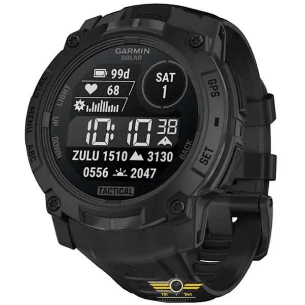 ساعت گارمین Instinct 3 – 50 mm Solar Tactical Black