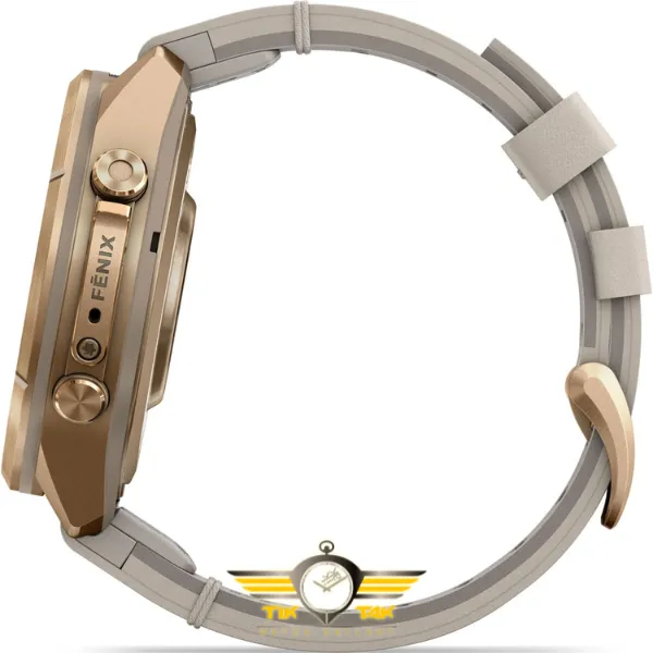 ساعت گارمین Fenix 9 Pro 43mm Autumn Gold Titanium with Bone