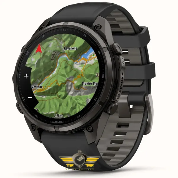 ساعت گارمین Fenix 9 Pro 47mm Carbon Gray DLC Titanium