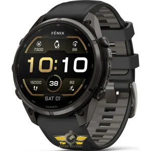 ساعت گارمین Fenix 9 Pro 47mm Carbon Gray DLC Titanium