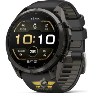 ساعت گارمین Fenix 9 Pro 51mm Carbon Gray DLC Titanium with Black